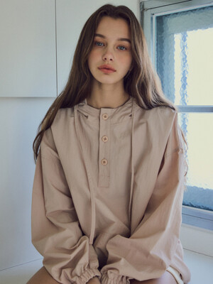 W/Windy Anorak Hooded Jacket_Light pink(W25-TP10)
