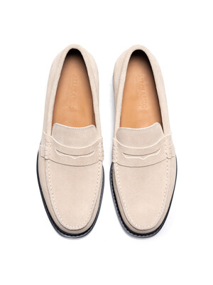 ALC1202 페니 로퍼_ivory suede