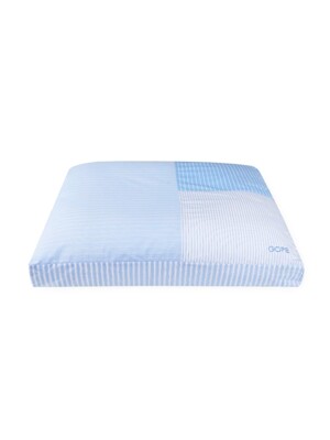 GOPE Striped Patchwork Dog Cushion SKY BLUE MIX