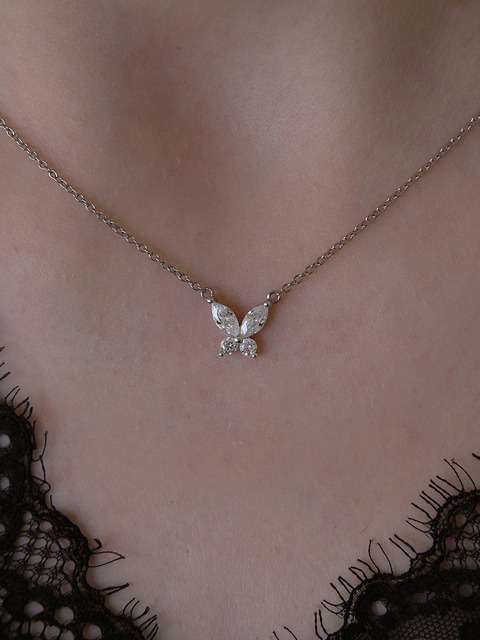 톨토이즈 [Silver925] Potala Butterfly Necklace