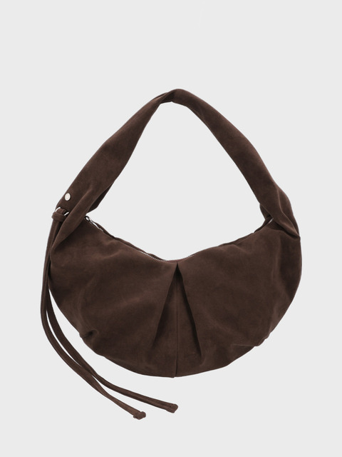 던 팩토리 [단독]LUVIN BAG LARGE SUEDE CHOCO 러빈백 라지 스웨이드 초코