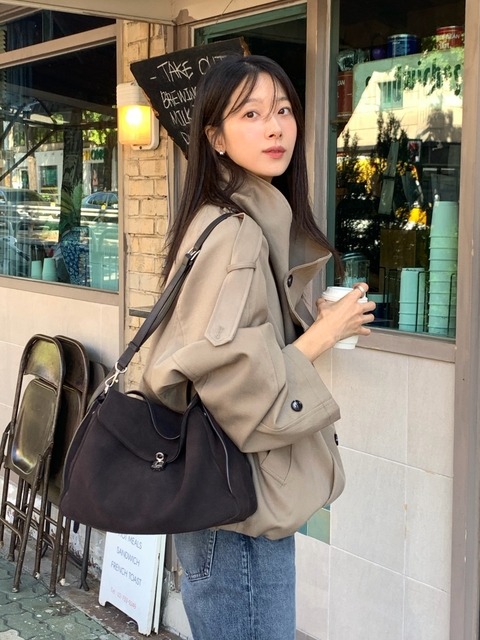 분크 [브라운 즉시출고][민하PICK][단독] TLT Satchel M (TLT 사첼 미듐)_3colors