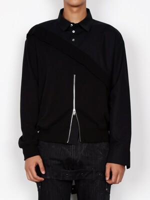 ASYMMETRY SHIRTS COMB SWEATSHIRTS