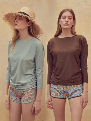 STINGRAY SHIRRING SWIMWEAR
