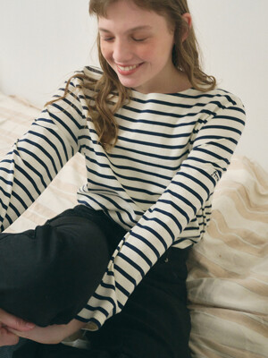Stripe Loose Fit T-shirt_4color