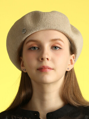 Summer Beret Beige