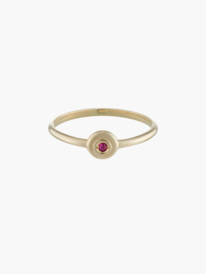 Simple Round Ring_Ruby