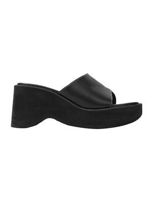 ROOMY FLIP FLOP MULE / BLACK