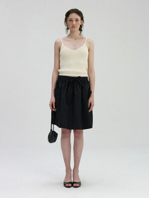 Casali flared skirt (Black)