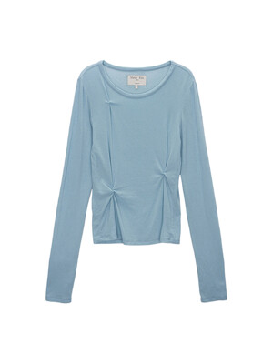 PINCHED SLIM TOP IN SKY