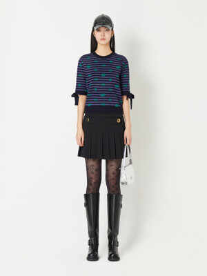 [Holiday Edition] Pleats Mini Skirt _LFKAS24050BKX