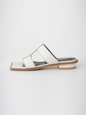 Pointed Color Stitch MULE_CCMU23_IVORY