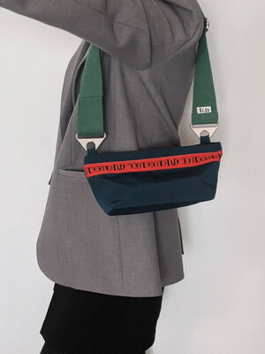 wide strap bag NAVY