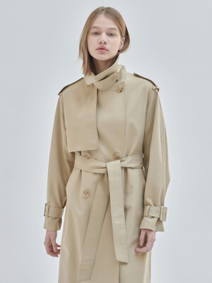 24SN vintage max trench coat [C/BE]