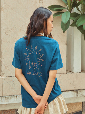 Sunny Vacance T-shirt _ turquoise