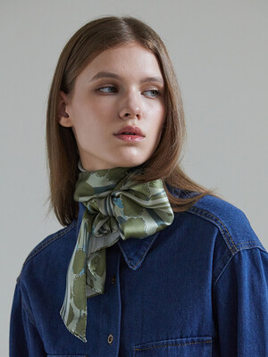 Cumulus Long Petit Silk Scarf [PML-1413]