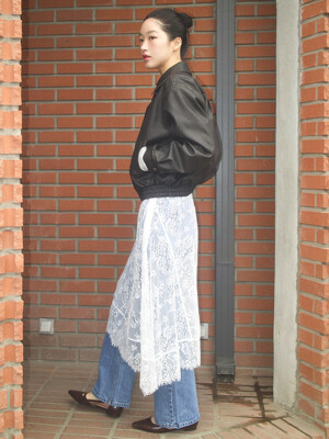 CHIANTI Lace Skirt(키안티)_IVORY