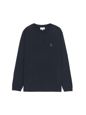 MAISON KITSUNE 메종키츠네 볼드 폭스헤드 남성 긴팔티셔츠 LM00109KJ0118 P199