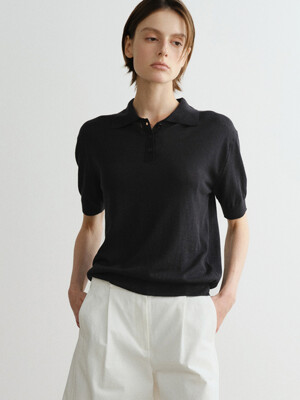 COLLAR KNIT TOP (3 COLORS)