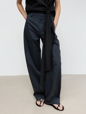 Corin Ankle Button Pants_Charcoal