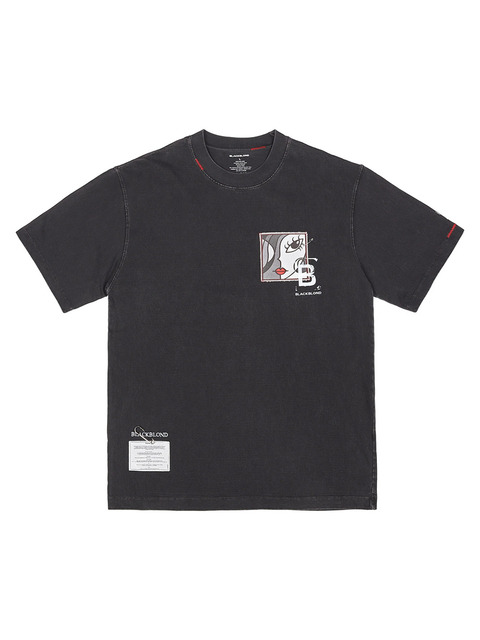 BLACKBLONDのBBD Uncover Colors Logo Pigment T-Shirt 全2色 BBD アンカバーカラーズロゴピグメントTシャツ (ビンテージ