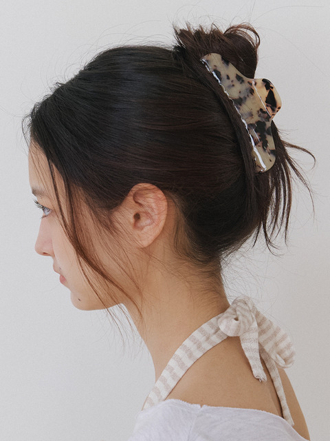 카인더베이비 kinda essential large hair clip - cookie