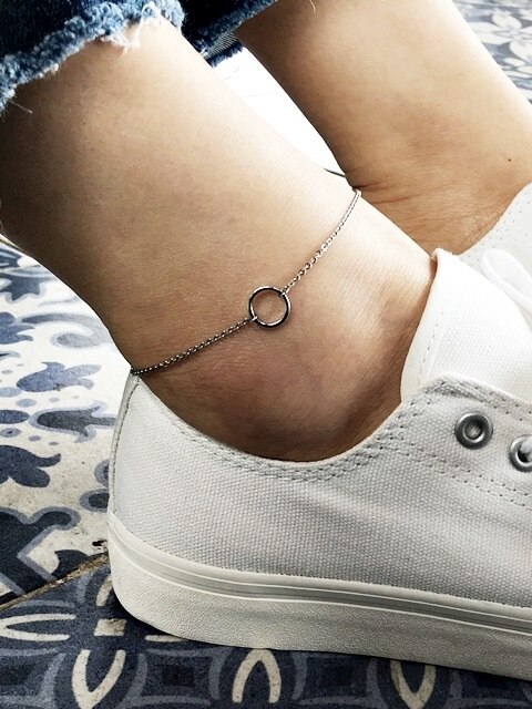 ring tini surgical chain anklet