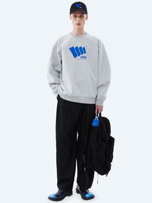 Block logo sweatshirt Grey