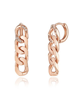 14K 체인 원터치 귀걸이 (gold pin) ELGPEE425