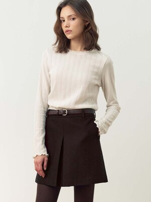 [NEW 컬러추가]MAILI A-line wool skirt (3color)