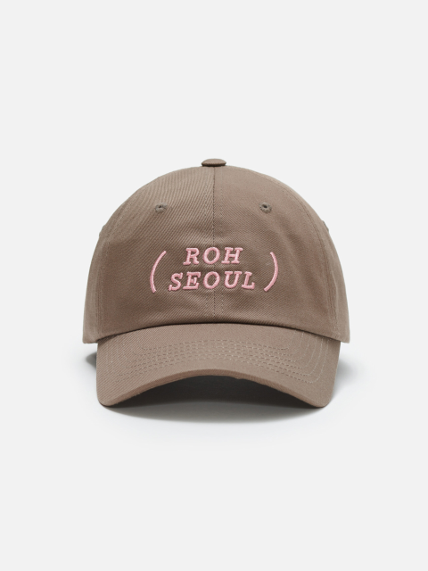 모자 - 로서울 (ROH SEOUL) - Blank ball cap Mocha brown
