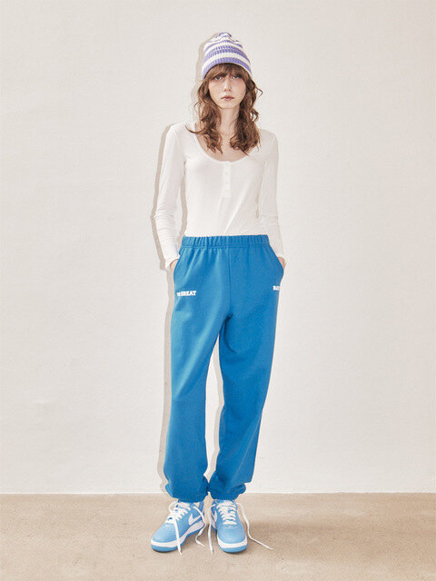 팬츠 - 포니테일 (PONYTAIL) - ‘THE GREAT RACE’ Jogger Pants (BLUE)