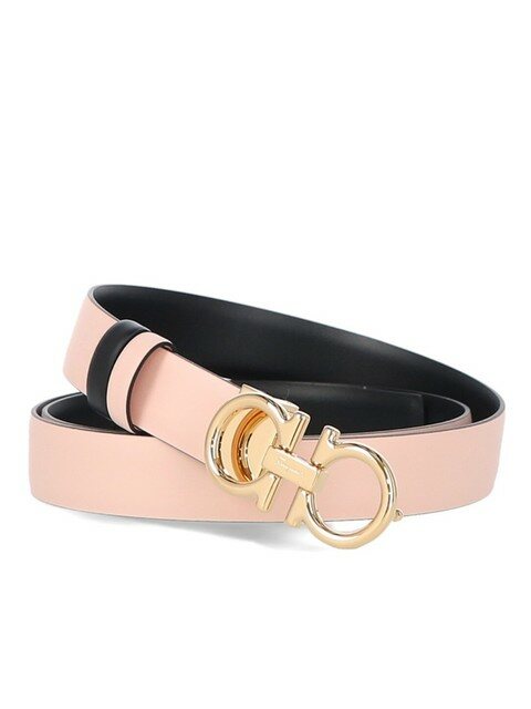 럭셔리액세서리 - 페라가모 (Ferragamo) - 간치니 23 B559 NYLUND PINK NERO 741592 프리컷팅 양면 벨트