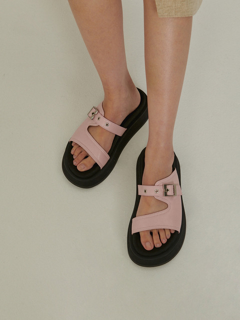 샌들,뮬/슬리퍼 - 레이크넨 (Reike Nen) - Buckle Sandals / Pink