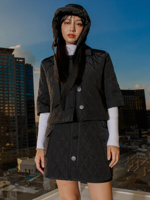 Dia Quilting Padded Jacket (black)