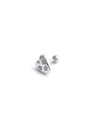 Mini Heart dalgona earring(단품)