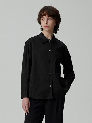TAIRA Shirt (Silk Black)