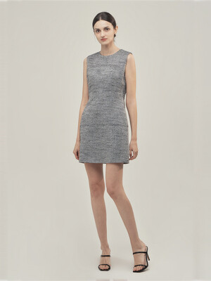Sleeveless Mini Tweed Dress(2color)_YS24D200
