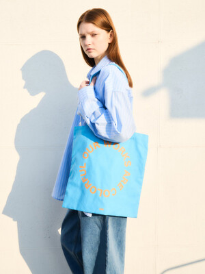 CEC COTTON BAG(SKY BLUE)