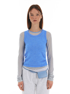 JASE KNIT SLEEVELESS [2COLOR]