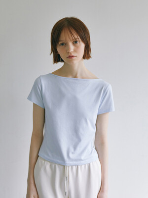 [2nd-order] Clara T-shirt _ sorbet blue