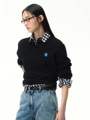 Sig; BL Tag LS polo t-shirt 04 Noir