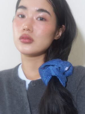 corduroy warm scrunchie - 4color