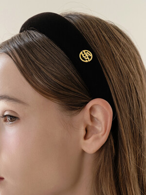 HDM002 Classic velvet wide hair band