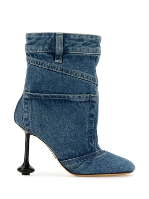 [로에베] FW24  부츠 LLST285X04 WASHEDDENIM