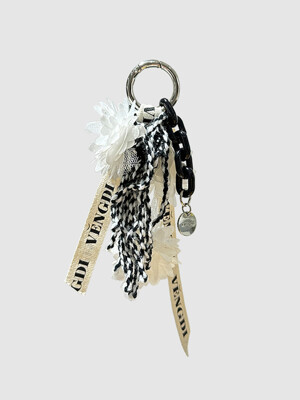 Mono Flower keyring