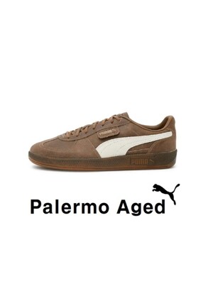 푸마 팔레르모 에이지 가죽 스니커즈 운동화 Palermo Aged 402854 02