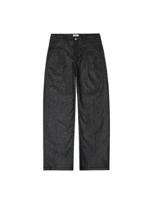 570 Wide Denim Trousers (Black)
