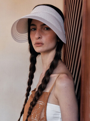 Horse hair SunVisor_White