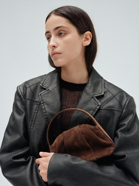 아뜰리에 드 루멘 FANTINE BAG (SUEDE BROWN)
